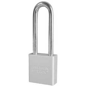 No. A1207CLR Solid Aluminum Rectangular Padlock - Clear