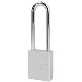 No. A1107 Solid Aluminum Rectangular Padlock - Clear
