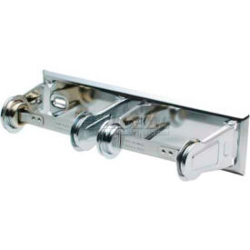 Frost Standard Double Toilet Tissue Holder - Chrome