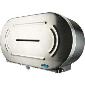 Frost Twin Jumbo Toilet Tissue Dispenser - Stainless Steel