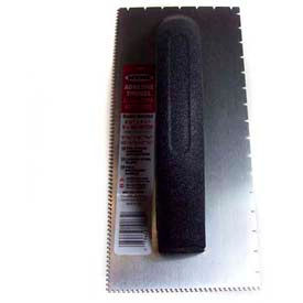 1-1/6" - 1-1/8" Notched Trowel For Installation With Mastic Adhesive