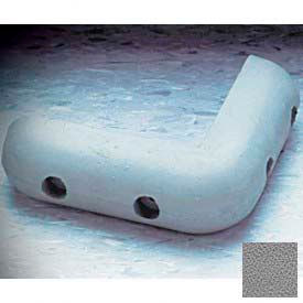 Molded Corner Bumper, 4-1/4" Wing, Gray