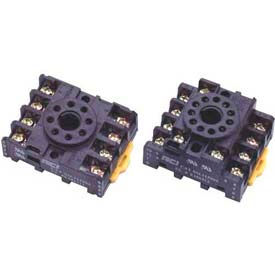 Socket For Relay, Non Latching, Type 2PDT, Use For 97 Series, 8 PIN Octal