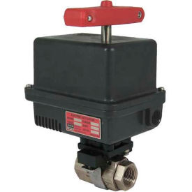 316 S/S Barstock Ball Valve W/600 Series 24DC Electric Actuator, 1-1/2"