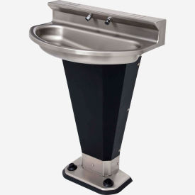 Washfountain Eliptical, 2 Stations, Foot Operated