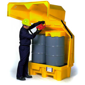 Ultra-Hard Top Spill Pallet 1083 P2 with Drain