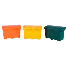 Utility Box, 48"L x 31"W x 31-1/2"H, 350 lb. Cap, Safety Orange, Polyethylene