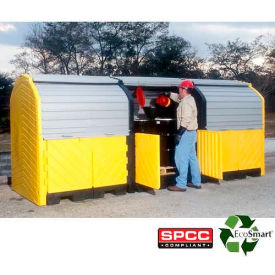 Ultra-Hard Top Spill Pallet Plus with Drain