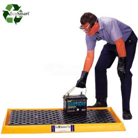 Ultra-Containment Tray® 2352 with Grating - Yellow