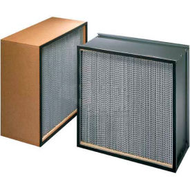 99.97% BioMAX HEPA Galv. Steel/Dbl Turned Flange - 24"W x 24"H x 11-1/2"D
