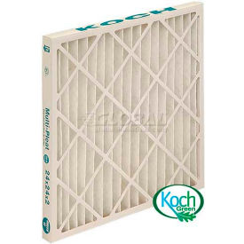 Green Pleated Filter, 16 X 20 X 4", MERV 13, High Capacity