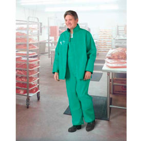 Sanitex Green Bib Overall, Plain Front, XL