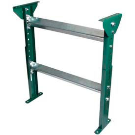 H-Stand Support for 18" Skatewheel & 16" Roller Conveyor - 19-1/2" to 31"H