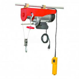 Powered Wire Rope Winch 1000 Lb. Capacity for Shop Crane Overhead Cranes