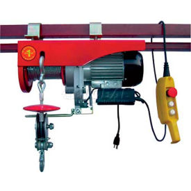 Powered Wire Rope Winch 2000 Lb. Capacity for Shop Crane Overhead Cranes