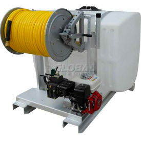 300 Gallon Skid Sprayer, 5.5Hp / GE660 Pump, 150' of 1/2" Hose, Manual Reel