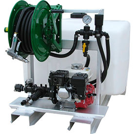 200 Gallon Deicing Sprayer, 5Hp / GE85 Pump, 75' of 1/2" Hose