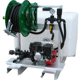 100 Gallon DeIcing Sprayer, 5Hp / GE85 Pump, 150' of 1/2" Hose, Manual Reel