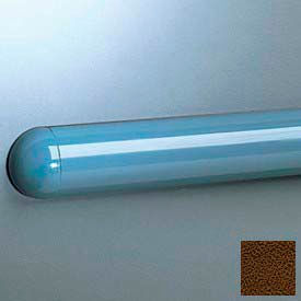 Rail, Rounded W/Smooth Finish, Aluminum Retainer, 2"H x 12'L, Brown