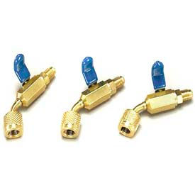 1/4" 3 Pack Compact Ball Valve Adapter Hose - 45°