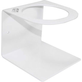 White ABS 1000mL Single Bottle Holder, 5"W x 5"D x 4"H