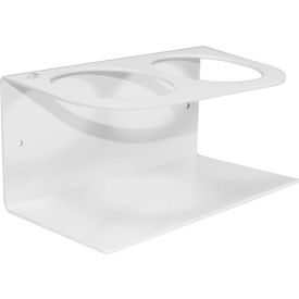White ABS 1000mL Double Bottle Holder, 9"W x 5"D x 4"H