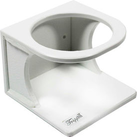 White HDPE 500mL Small Single Holder Bottle, 4-1/8"W x 4-1/8"D x 3-1/8"H