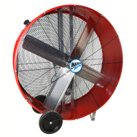 36" Direct Drive Heavy Duty Portable Barrel Fan - RED 9000 CFM