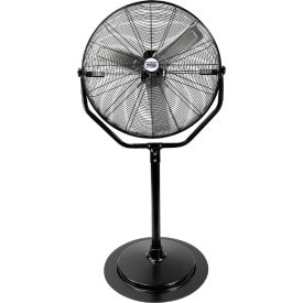 30" 3-Speed Tilting Yoke Pedestal Fan, 4,800 CFM, 1/4 HP, 1 Phase