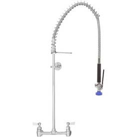 8" Centers Backsplash Pre-Rinse Unit, Stainless Steel