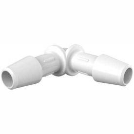 3/16" Barbed Equal 90 Degree Elbow, Natural Nylon