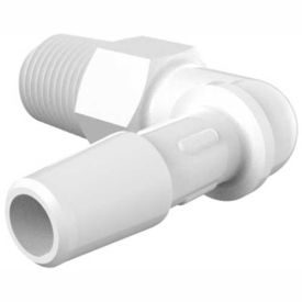 1/8-27 NPT to 5/16" Barbed Elbow, White Nylon