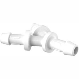 1/8" Equal Barbed Y-Connector, White Polypropylene