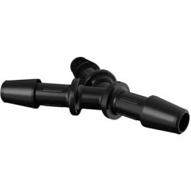 5/32" Equal Barbed Y-Connector, Black Nylon