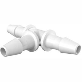 1/16" Barbed Equal Tee, White Nylon