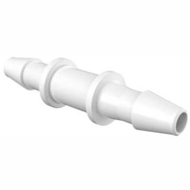 3/32" Barbed Straight Coupler, White Nylon