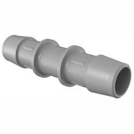 1/2" Barbed Straight Coupler, 316L Stainless Steel