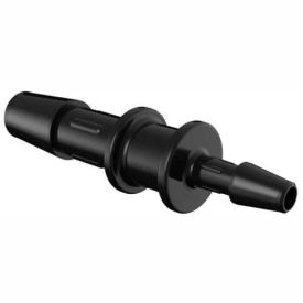 1/4" to 1/8" Barbed Reduction Coupler, Black Nylon