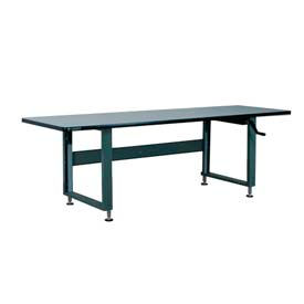 Workbench, Plastic Laminate with T-Molding, 96"W x 36"D, Gray