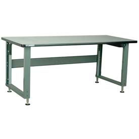 4000 Series Workbench with ESD Laminate Top and Power Lift, 60"W x 36"D, Gray