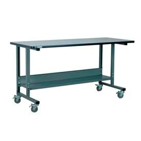 Workbench W/ ESD Top & T Molding, 48"W x 30"D, Gray