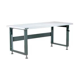 Workbench, ESD Square Edge, 60"W X 30"D, Gray