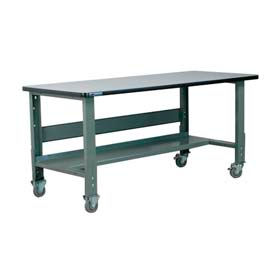 Workbench W/ ESD Top & T Molding, 60"W x 36"D, Gray