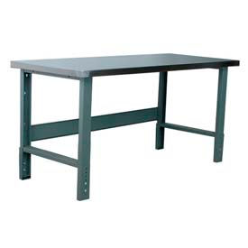 Workbench, Hardboard Over Stainless Steel Top, 72"W x 36"D, Gray