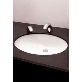 19" X 15" Undercounter Lavatory, Cotton White