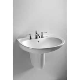 Supreme Wall Mount Lavatory Sink, Cotton White