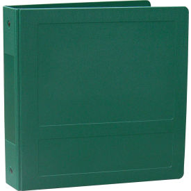 2" Antimicrobial Binder, 3-Ring, Side Open, Holds 375 Sheets, Forest Green