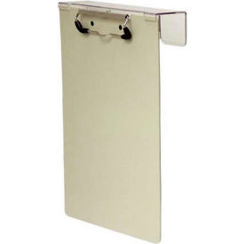 Poly Overbed Clipboard, 9"W x 12-7/8"H, Beige