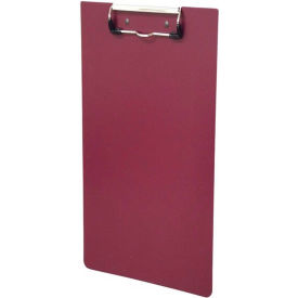 Poly Standard Clipboard, 9"W x 12-7/8"H, Burgundy