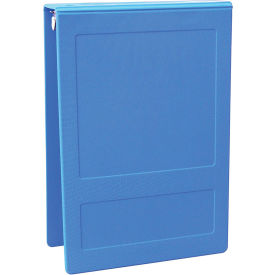1" Molded Ring Binder, Top Open, Holds 250 Sheets, Medium Blue